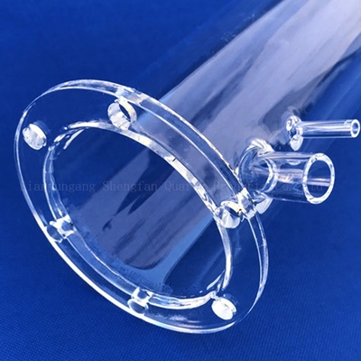 Saldatura e perforazione di flange di quarzo