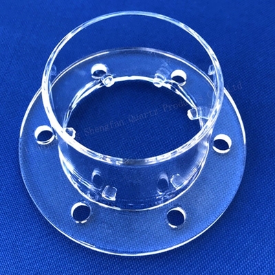 Saldatura e perforazione di flange di quarzo