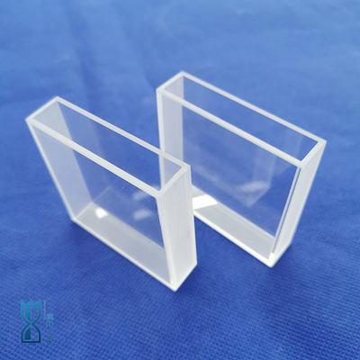 Misurazione speciale di laboratorio su misura Cuvette di quarzo fuso liquido resistente alla corrosione