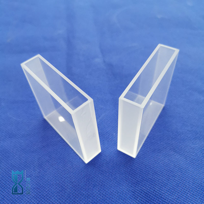 Misurazione speciale di laboratorio su misura Cuvette di quarzo fuso liquido resistente alla corrosione