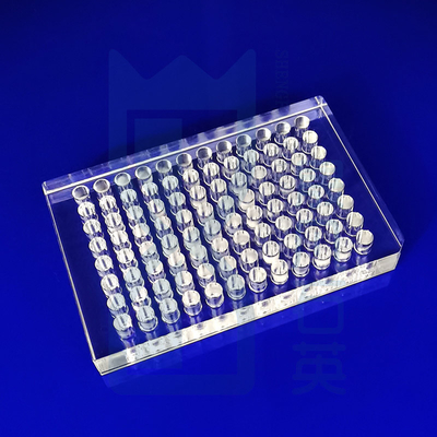 Cnc Quartz 96 a misura di piastra di pozzo trasparente