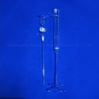 Fabbrica strumento di quarzo su misura laboratorio tubo di vetro di quarzo resistente alle alte temperature
