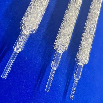 tubo di condensazione di quarzo su misura di laboratorio tubo di vetro di quarzo tubo di prova di quarzo