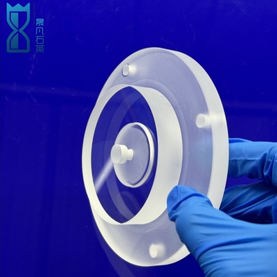 Semiconduttore Frosted Quartz Transparent Flake Quartz Flanges resistente alla corrosione
