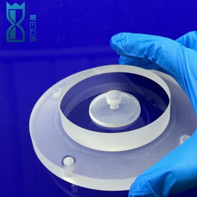 Semiconduttore Frosted Quartz Transparent Flake Quartz Flanges resistente alla corrosione