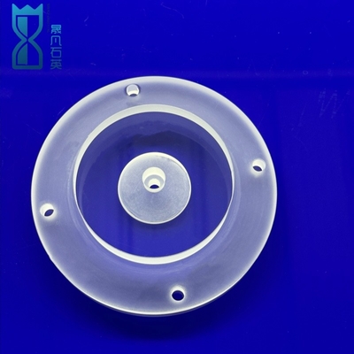 Semiconduttore Frosted Quartz Transparent Flake Quartz Flanges resistente alla corrosione