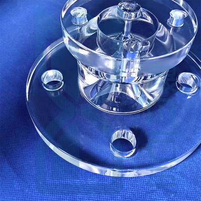 Semiconduttore Frosted Quartz Transparent Flake Quartz Flanges resistente alla corrosione