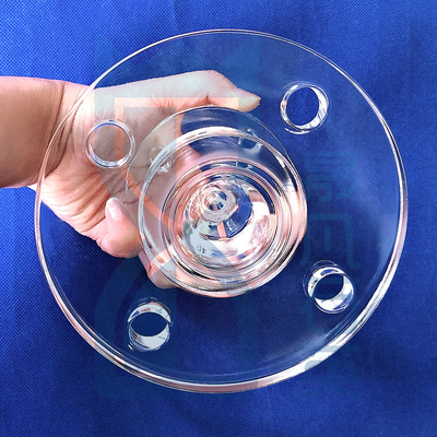 Semiconduttore Frosted Quartz Transparent Flake Quartz Flanges resistente alla corrosione