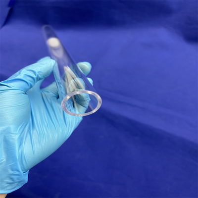 Tubo di vetro di quarzo di silicio fuso Tubo di filtro di sabbia di quarzo Alta durezza