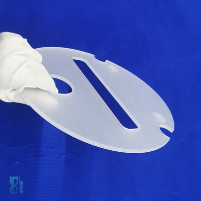 Quarzo di laboratorio speciale, resistente alla corrosione, frullato a forma di chip di quarzo, foglio perforato, quarzo fuso