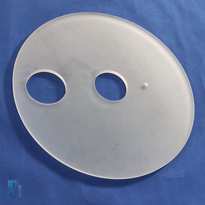 Quarzo di laboratorio speciale, resistente alla corrosione, frullato a forma di chip di quarzo, foglio perforato, quarzo fuso