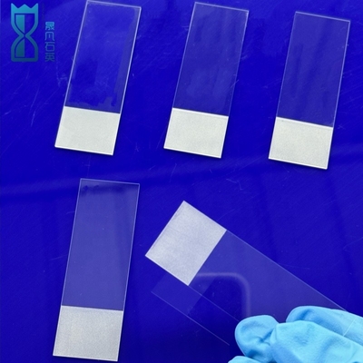 Carta di vetro di quarzo ottico personalizzato Quarzo ghiacciato di fiocco Quarzo vetro di finestra Alta trasmissione luminosa