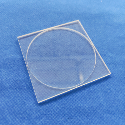 Semiconduttore Quartzo rotondo quadrato vetrina resistente alle alte temperature