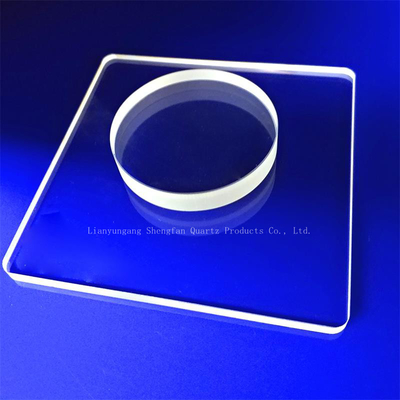 Fabbrica Alta trasparenzaSilica fusa optica personalizzata Quarzo lamiera di vetro in varie dimensioni