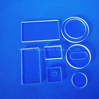 Fabbrica Alta trasparenzaSilica fusa optica personalizzata Quarzo lamiera di vetro in varie dimensioni