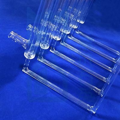 Tubo di vetro di quarzo resistente alla corrosione ad alta temperatura personalizzato