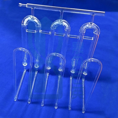 Tubo di vetro di quarzo resistente alla corrosione ad alta temperatura personalizzato
