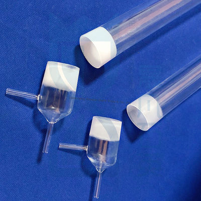 Supporto Fussione personalizzata Flasca di vetro in quarzo di silicio con 29/32 24/29 giunto