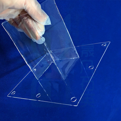 1100C lamiera di vetro di quarzo resistente alle alte temperature per perforare in semiconduttori applicazioni fotovoltaiche