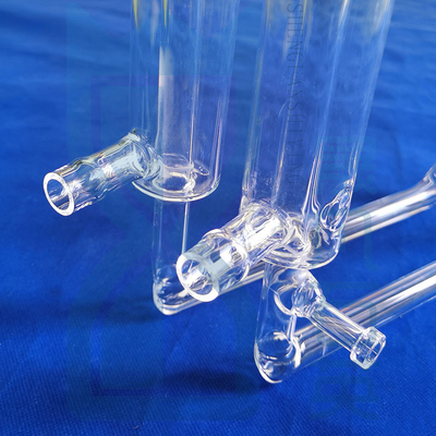 tubo di vetro di quarzo fuso resistente alle alte temperature laboratorio dedicato tubo di vetro di quarzo trasparente