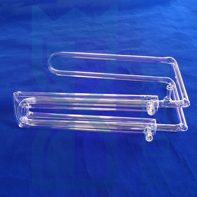 tubo di vetro di quarzo fuso resistente alle alte temperature laboratorio dedicato tubo di vetro di quarzo trasparente