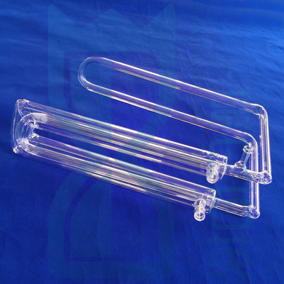 tubo di vetro di quarzo fuso resistente alle alte temperature laboratorio dedicato tubo di vetro di quarzo trasparente