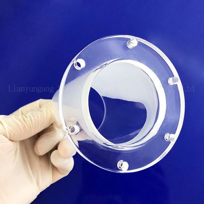 Fabbrica di tubi di vetro di quarzo perforati a temperatura elevata sigillati