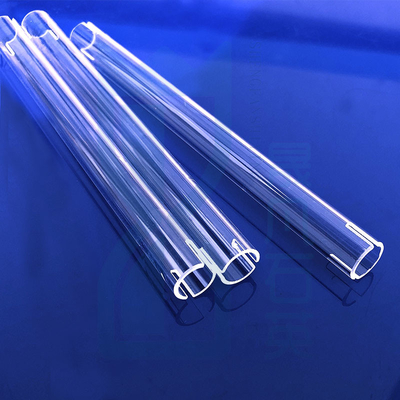 Fabbrica di forni resistenti alle alte temperature tubo di riscaldamento a quarzo fuso a misura tubo di vetro a quarzo