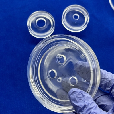 Prodotto di fabbrica su misura resistente alla corrosione ad alta temperatura tubo a filo di quarzo trasparente tubo di vetro di quarzo