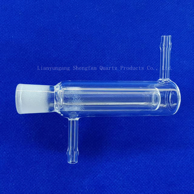 Strumenti di laboratorio trasparenti per tubi di vetro di quarzo a doppia parete sigillati su un lato personalizzati