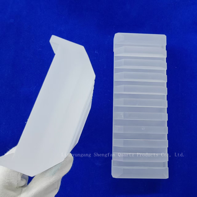 Grandi dimensioni blocco di isolamento di quarzo scanalatura di pulizia dell' arca fabbrica resistente alla corrosione personalizzata alte prestazioni