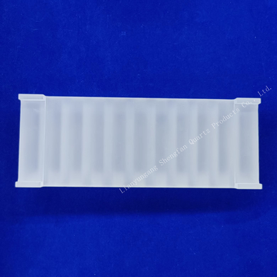 Grandi dimensioni blocco di isolamento di quarzo scanalatura di pulizia dell' arca fabbrica resistente alla corrosione personalizzata alte prestazioni
