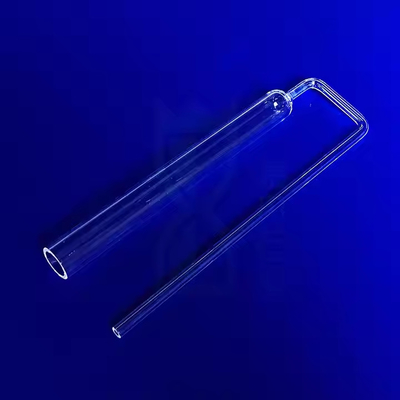 Tubo di vetro di quarzo su misura resistente alle alte temperature a forma di U