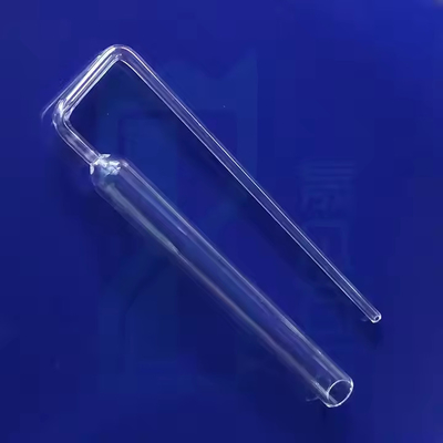 Tubo di vetro di quarzo su misura resistente alle alte temperature a forma di U