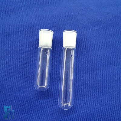 Tubo di prova in quarzo a fine rotonda e chiara per laboratorio