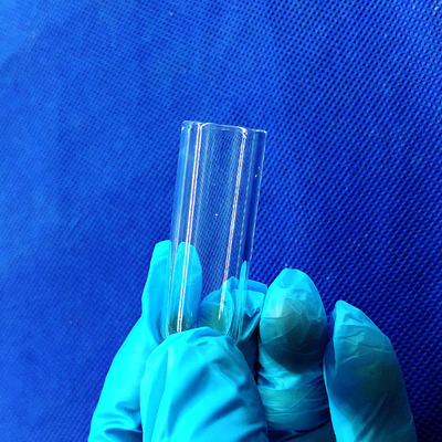 Tubo di prova in quarzo a fine rotonda e chiara per laboratorio