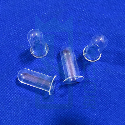 Alte temperature alta purezza di silice di quarzo tubo di vetro di quarzo con tubo di flange di quarzo tubo di prova a flange