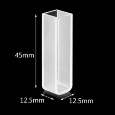 Cuvette di quarzo ultraviolette 5 ml/10 ml 100% senza bolle compatibili con spettrometri UV-Vis