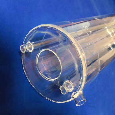 Alta purezza 99,99% Strumenti sperimentali a alta temperatura resistenti alla corrosione Tubi di vetro al quarzo e reattori al quarzo