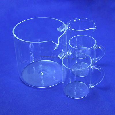 Factory Customized  Quartz Glass Low Form Griffin Beakers