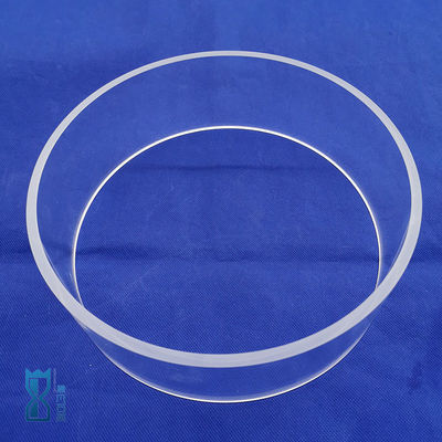 Vendita diretta di fabbrica di alta qualità resistente al calore e resistente alla corrosione tubi di vetro di quarzo di vetro anello per la macchina CVD.
