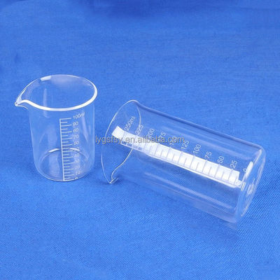 Fabbrica di bicchieri di vetro trasparenti di quarzo resistenti alle alte temperature e alla corrosione