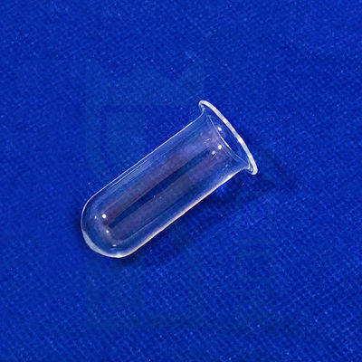 Tubo di prova di quarzo a fondo rotondo trasparente personalizzato per laboratorioTubbi di prova di quarzo sperimentali circolari a flange rotondo/a fondo personalizzati, adatti per uso in laboratorio