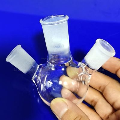 Placca di quarzo trasparente a tre colli realizzata a mano in servizio di lavorazione del taglio battuto