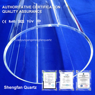 Tubo di quarzo trasparente per semiconduttori e applicazioni ottiche
