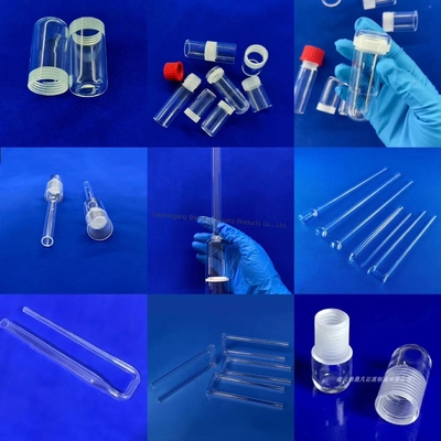 Reattore di vetro di quarzo da 50 ml a 5000 ml Reattore fotochimico a vuoto di quarzo