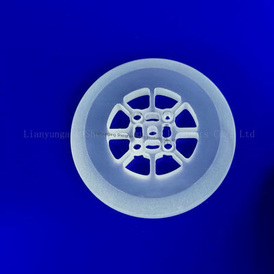 Parti speciali in vetro quarzo trasparente opaco resistenti alle alte temperature e alla corrosione, fabbricate in fabbrica, per il supporto di campioni