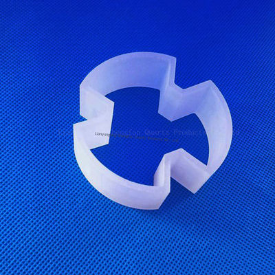 Parti speciali in vetro quarzo trasparente opaco resistenti alle alte temperature e alla corrosione, fabbricate in fabbrica, per il supporto di campioni