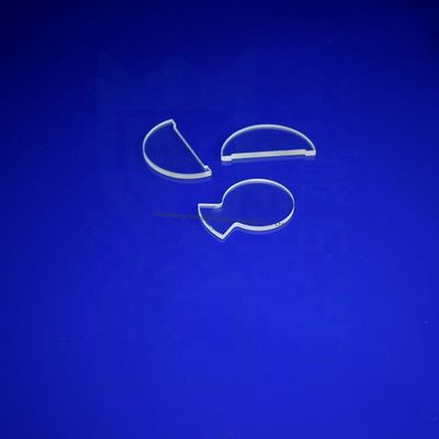 Lastre di vetro al quarzo ad alta purezza e altamente trasparenti per finestre ottiche