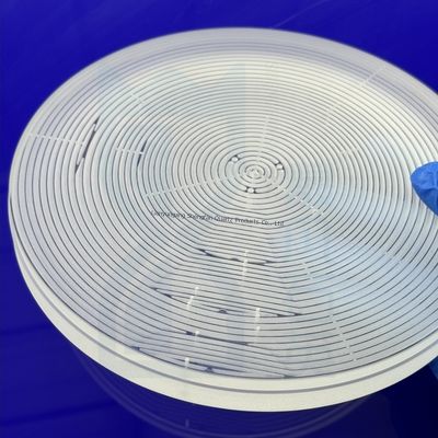 Alta purezza SIO2 99,99% Resistenza alle alte temperature 1100°C Piastra di vetro al quarzo